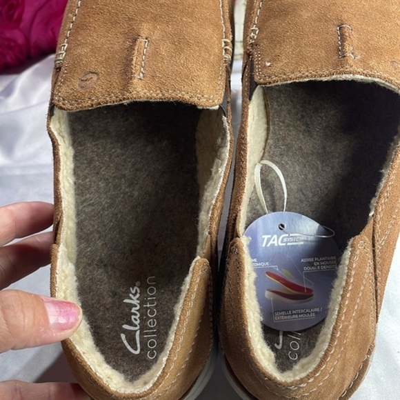 (C) Clarks Gorwin Step Men's Brown Suede‎ Casual Loafers Size 13 - Picture 11 of 11